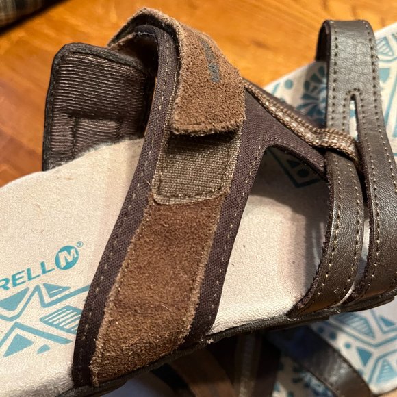 Women's Merrell Sandals Brown Size 8 - Picture 9 of 9